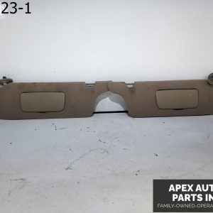 OEM 2002 Ford Mustang 3.8L Lh Rh Left Right Sun Visor Tan Brown Cloth Nonlighted
