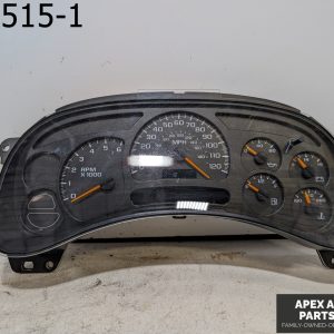 OEM 2003 Chevrolet Suburban 5.3L Heavy Duty Truck Gauge Cluster Speedometer