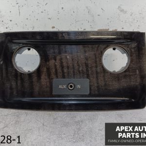 OEM 2004-2007 BMW 525i 2.5L input receiver socket rear center console AUX IN