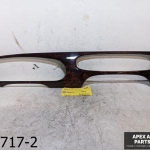 OEM 2004-2007 Jaguar XJ8 4.2L Dash Speedometer Bezel Trim WOOD CLOCK