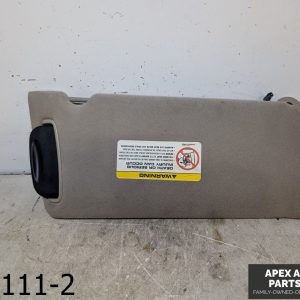 OEM 2004-2008 Chrysler Pacifica 3.5L Driver Sun Visor With Illumination 1 Lamp