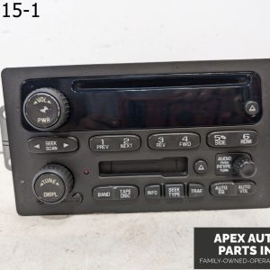 OEM 2004 Buick Rainier 4.2L Radio AM FM CD Cassette w Bluetooth Music 15104156