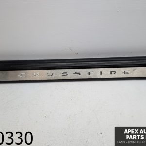 OEM 2004 Chrysler Crossfire 3.2L door seal scuff step plate molding trim