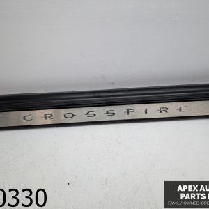 OEM 2004 Chrysler Crossfire 3.2L door seal scuff step plate molding trim