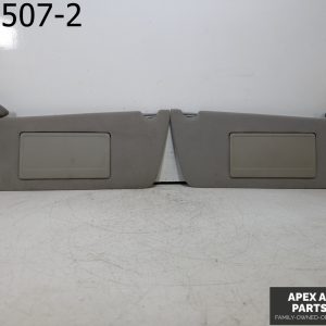 OEM 2004 Ford F-150 5.4L LEFT RIGHT SUNVISOR SET PAIR SUN VISOR GRAY