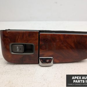 OEM 2004 Lexus LS430 4.3L Rear Left side power window switch wooden Trim