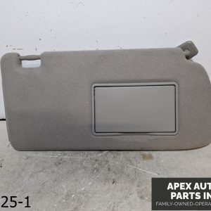 OEM 2005-2009 Nissan Xterra 4.0L Passenger RH SUNVISOR GRAY CLOTH SUN VISOR