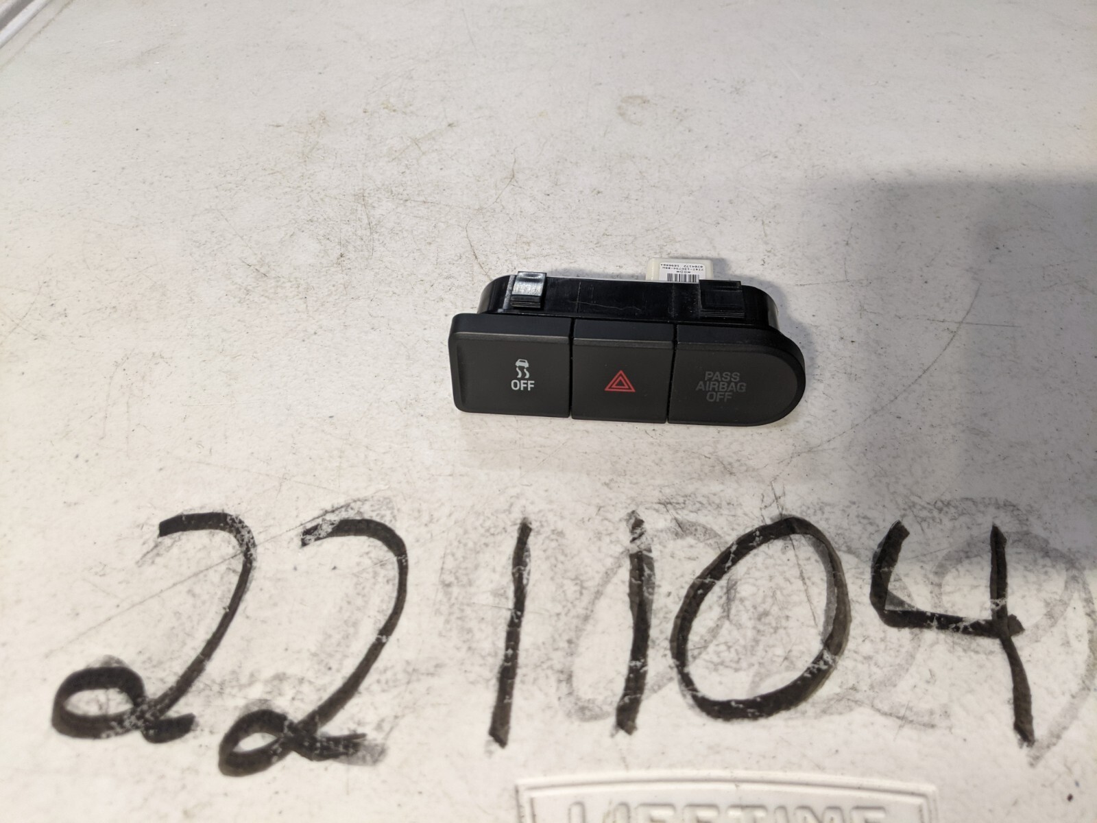 OEM 2007 2008 2009 FORD EDGE TRACTION CONTROL HAZARD LIGHT SWITCH 7T4T-13D734-B
