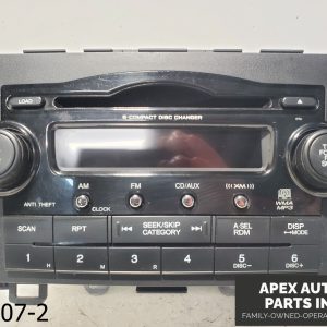 OEM 2007-2009 Honda CRV 2.4L Stereo Radio AM FM 6 Disc CD Changer Player