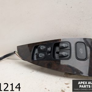 OEM 2007 Mercedes C280 3.0L Front Left Side Master Window Switch Trim Bezel Gray