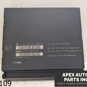 OEM 2007 Mercedes S550 5.5L Rear Seat Control Module