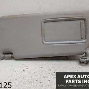 OEM 2008 Scion XD 1.8L Driver Left Sun Visor Gray