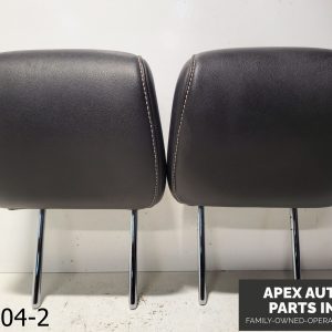 OEM 2009-2012 Ford Flex 3.5L FRONT HEAD REST SET HEADREST BLACK LEATHER