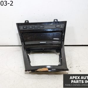 OEM 2009 BMW X3 3L Center Console Wood Grain Trim Shift Ash Tray