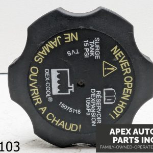 OEM 2009 Cadillac CTS 3.6L radiator Coolant Cap