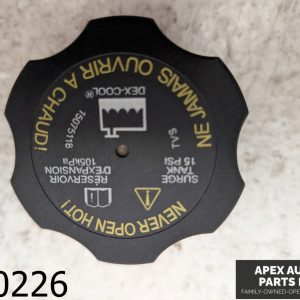 OEM 2009 Chevrolet Silverado 5.3L Radiator Coolant Cap Reservoir Tank Top Lid