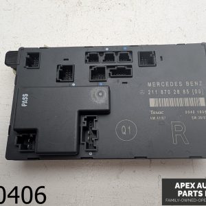 OEM 2009 Mercedes E320 3.0L Front Right Passenger Side Door Control Module