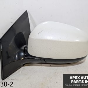 OEM 2009 Nissan Murano 3.5L Driver Left Side View Power Door Mirror White