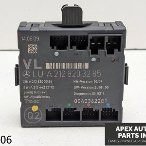 OEM 2010 Mercedes C300 3.0L Front Left Side Door Control Module Unit
