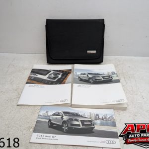 OEM 2011 Audi Q7 3.0L Canvas Case Owner Manual Operators User Guide