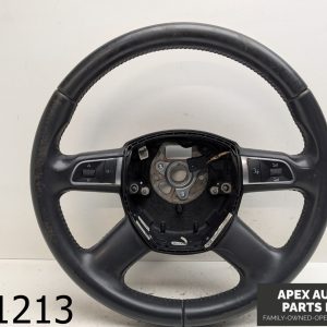 OEM 2012 Audi Q5 2.0L Steering Wheel Leather 4 Spoke Multifunction Switch
