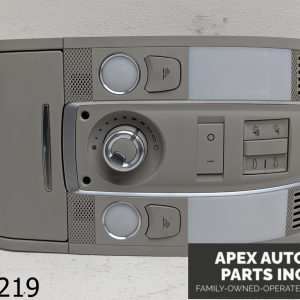 OEM 2012 Audi Q7 3.0L ROOF OVERHEAD CONSOLE DOME LIGHT LAMP SWITCH