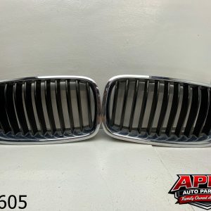 OEM 2012 BMW 528i 2.0L FRONT HOOD VENT GRILLE SET 2