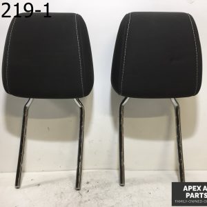 OEM 2012 Ford Focus Front Seat Black Cloth Fabric Head Rest Set of 2