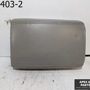 OEM 2012 GMC Acadia 3.6L Center Console Lid Arm Rest Dark L.Gray