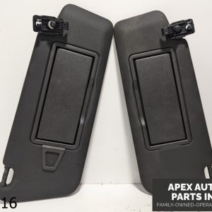 OEM 2012 Mercedes C250 1.8L Right Left Sun Visor Shade Sunvisor Set Black