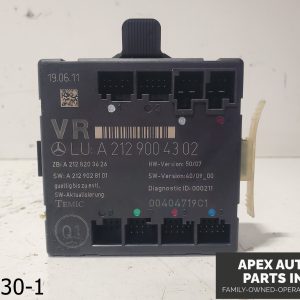 OEM 2012 Mercedes GLK350 3.5L Front Right Side Door Control Module