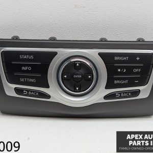 OEM 2012 Nissan Murano 3.5L Navigation Information Display Control Panel
