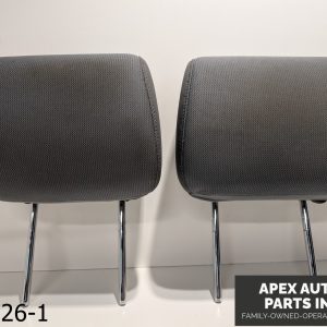 OEM 2013-2014 Ford F-150 Grey Cloth Front Pair LH RH Seat Headrest Head Rest