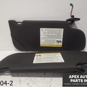 OEM 2013-2019 Ford Taurus 3.5L Sun Shade Visor Pair Left Right Illuminated
