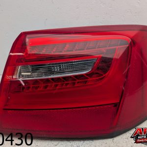 OEM 2013 Audi A6 3.0L Passenger Outer Right LED Tail Light Lamp