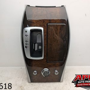 OEM 2013 Infiniti JX35 CENTER CONSOLE FLOOR GEAR SHIFTER BEZEL TRIM WOODGRAIN