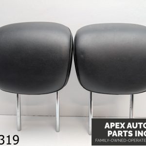 OEM 2013 Infiniti QX56 5.6L 2nd Second Row Headrests Set Pair Black Leather