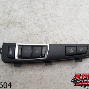OEM 2014 BMW X3 2.0L Center Console Unit Camera Traction Suspension PDC Switch