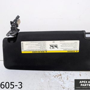 OEM 2015-2017 Chrysler 200 2.4L Passenger Sun Visor Mirror Right Sunvisor Black