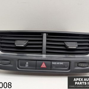 OEM 2015 Buick Encore 1.4L  Center Dash Air Vents Hazard Traction Trim