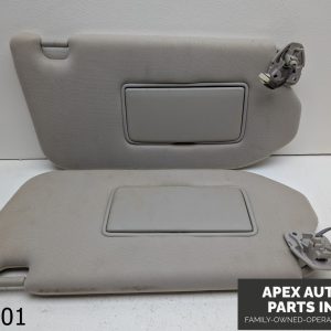 OEM 2017-2020 Nissan Pathfinder 3.5L SUN VISORS SET PAIR DRIVER PASSENGER