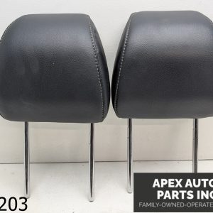 OEM 2017 Ford Fusion 1.5L FRONT LEFT & RIGHT SIDE SEAT HEADREST CLOTH BLACK SET