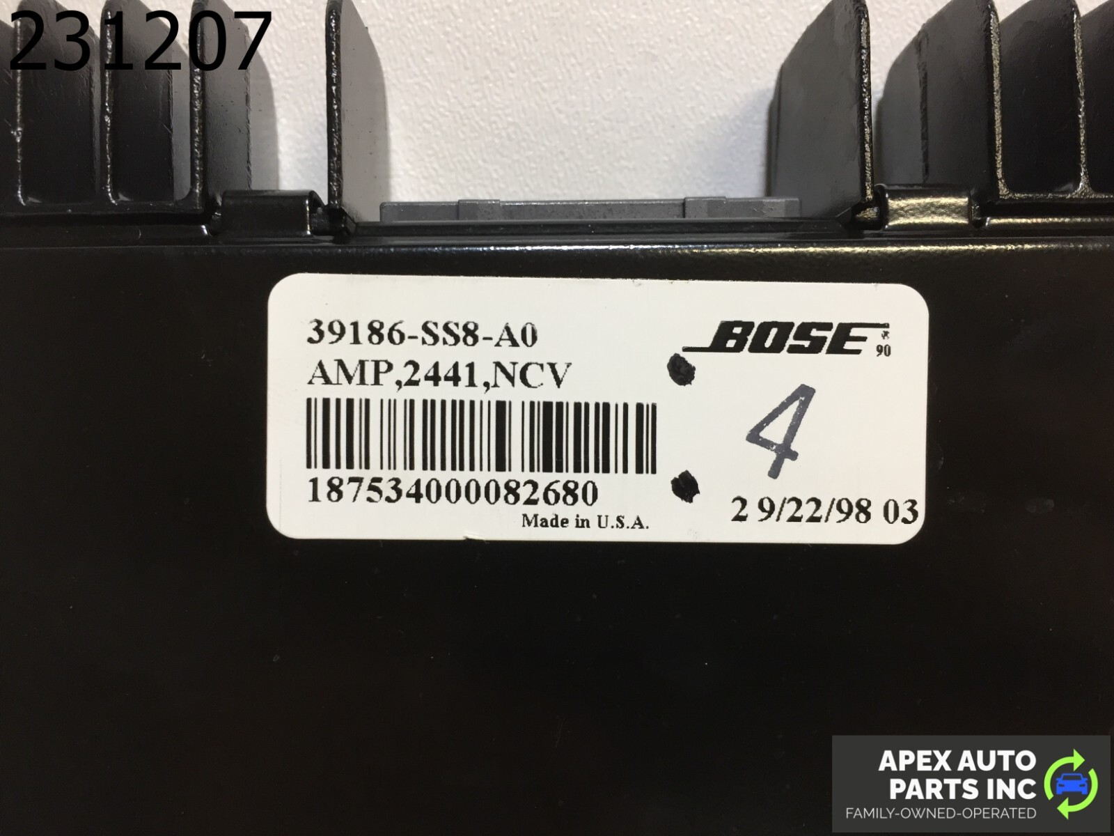 OEM ACURA CL 1999 BOSE RADIO SOUND AMPLIFIER - Image 8