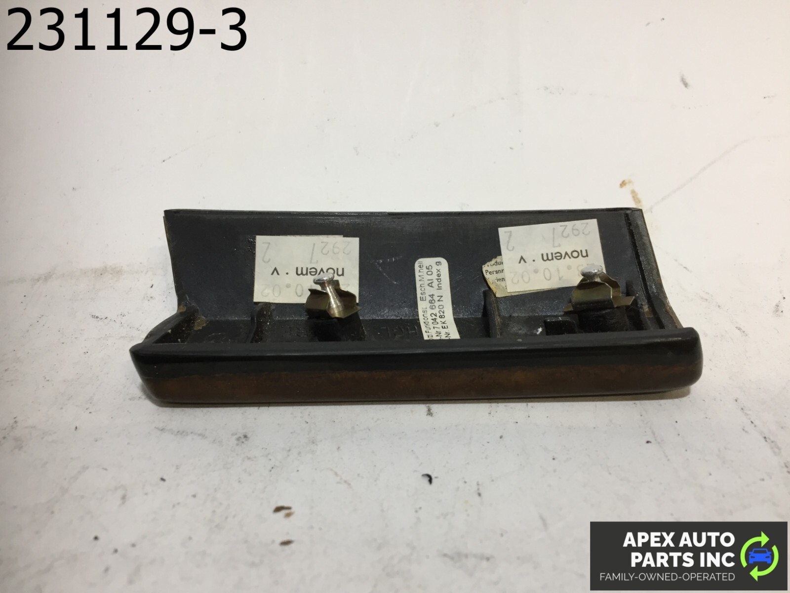 OEM BMW 745Li 2003 Center Left Lower Dash Trim Panel Cover - Image 5