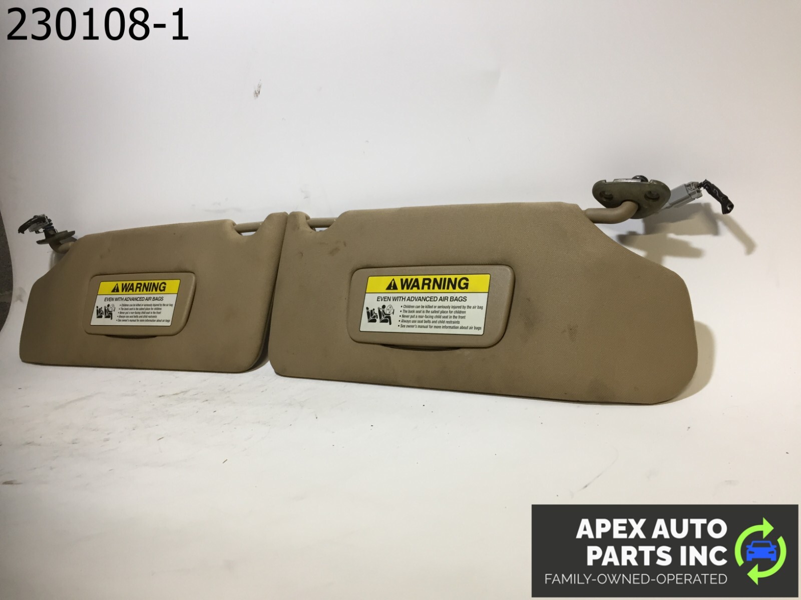 OEM Honda Accord 2005 DRIVER SIDE GRAY Sun Visors - Image 4
