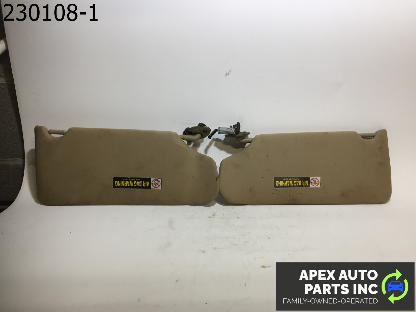 OEM Honda Accord 2005 DRIVER SIDE GRAY Sun Visors - Image 8