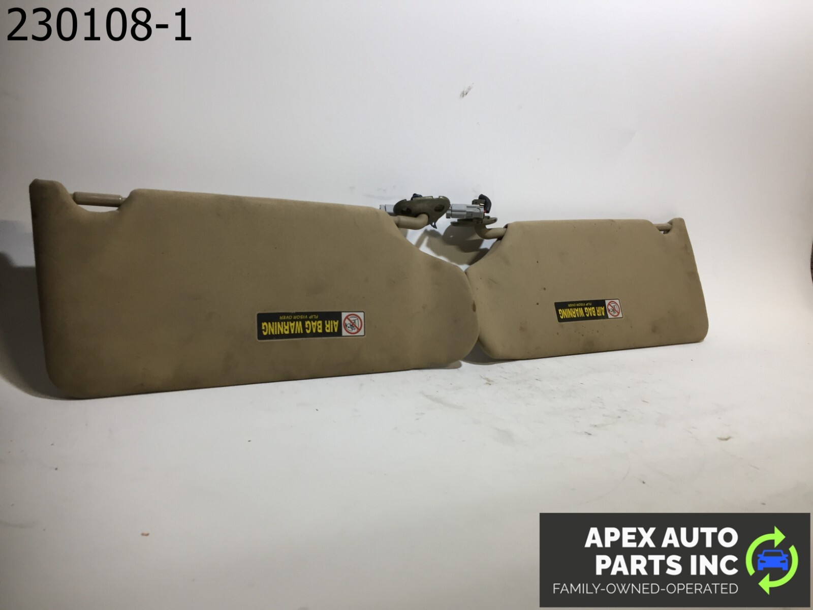 OEM Honda Accord 2005 DRIVER SIDE GRAY Sun Visors - Image 9