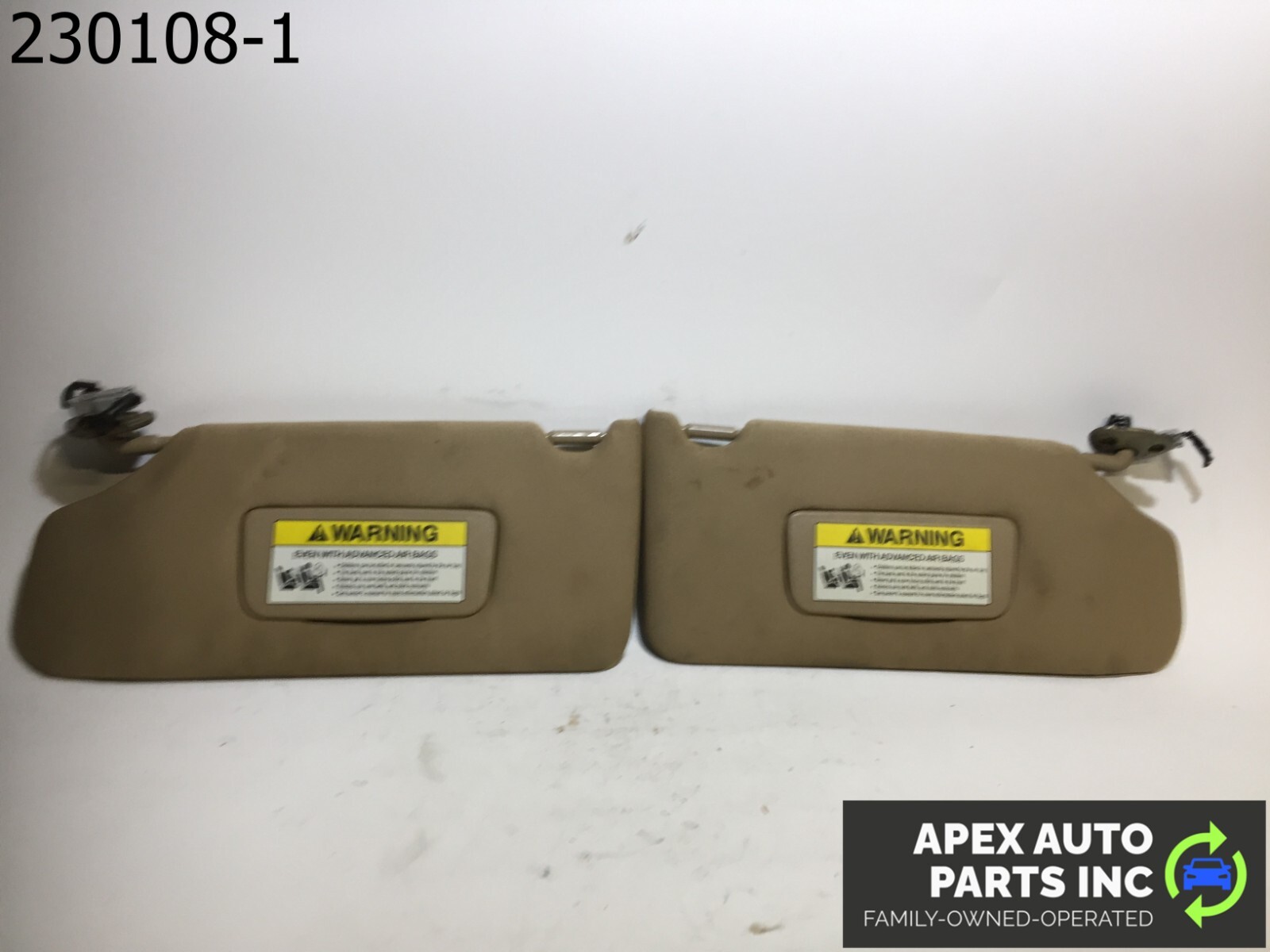 OEM Honda Accord 2005 DRIVER SIDE GRAY Sun Visors