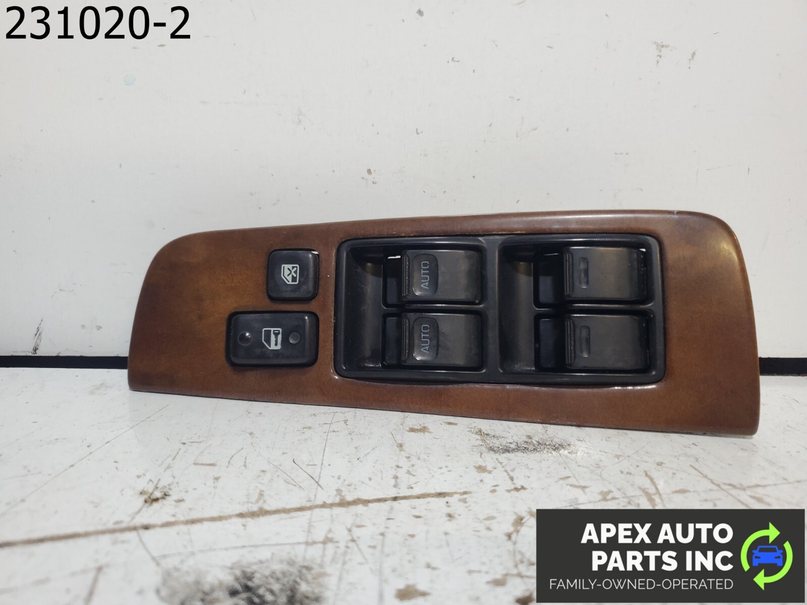 OEM Lexus ES300 2000 Left Driver Master Window Switch Door Lock Wood Bezel - Image 3