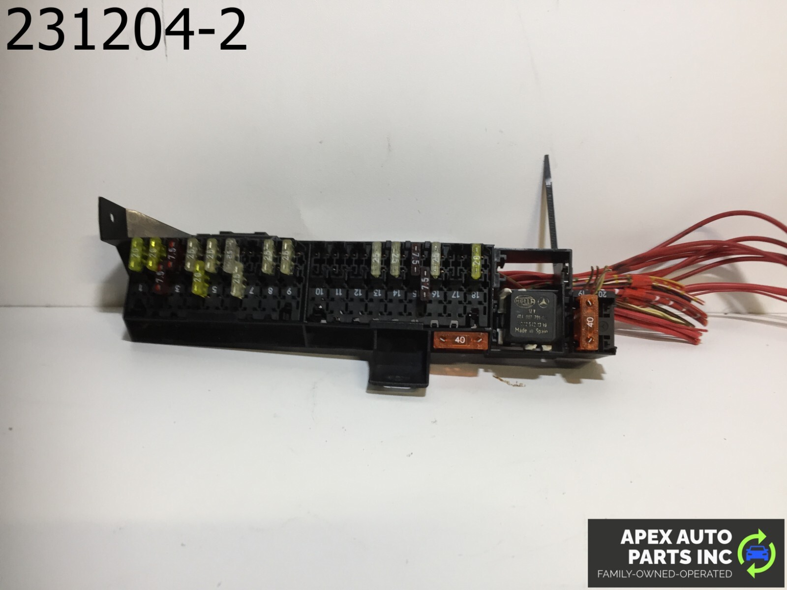 OEM Mercedes ES320 1998 Front SAM Fuse Box Relay Control Module Unit